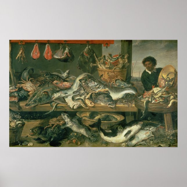 The Fish Market, 1618-21 Poster (Front)