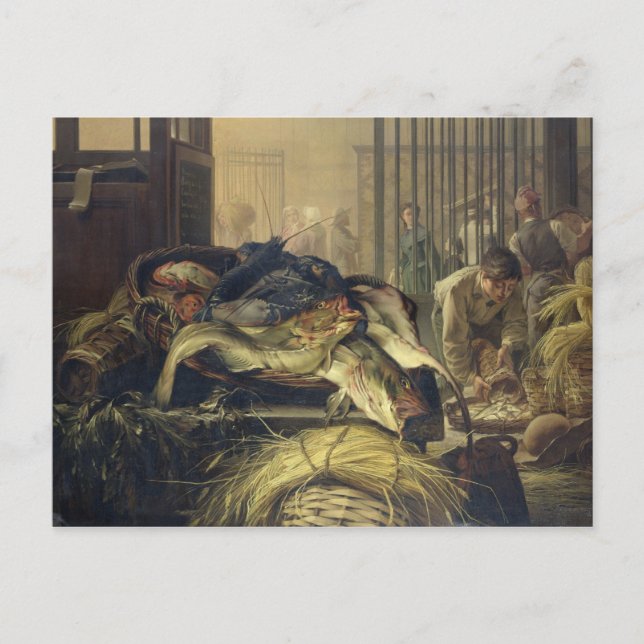 The Fish Market Postcard (Front)