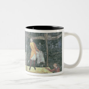 The Fish Pond, from the Stag Room, 1343 Two-Tone Coffee Mug