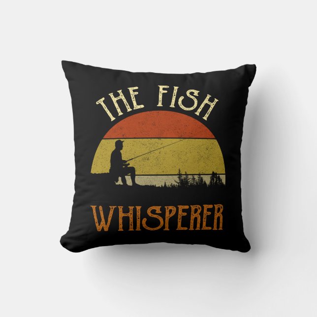 The Fish Whisperer Cushion (Front)