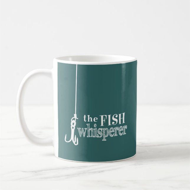 The Fish Whisperer (customisable colours) Coffee Mug (Left)