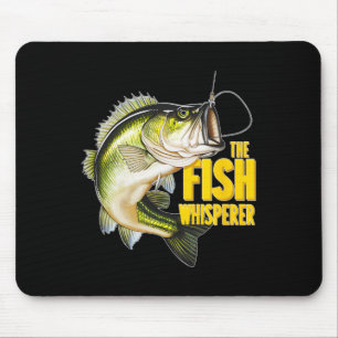The Fish Whisperer Fishing Novelty Fisherman Gift Mouse Pad