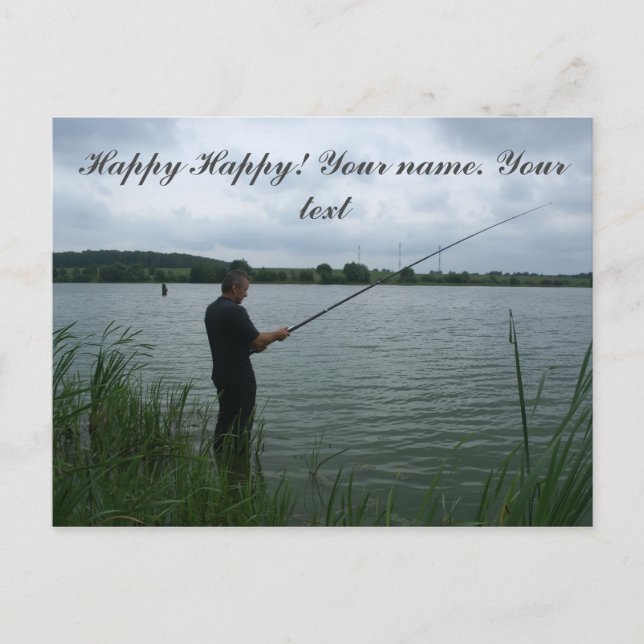 The fisherman in the evening postcard (Front)