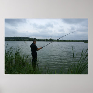 The fisherman in the evening poster