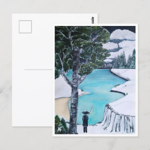 The Fisherman Painting by Alfred Fox Collectable Postcard