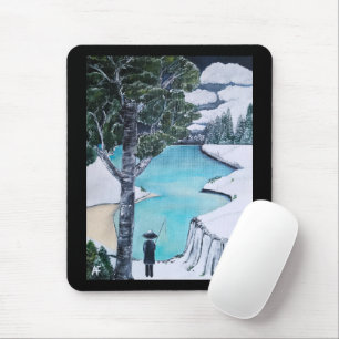 The Fisherman Painting by Alfred Fox Mouse Pad