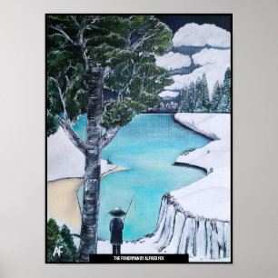 The Fisherman Painting by Alfred Fox Poster