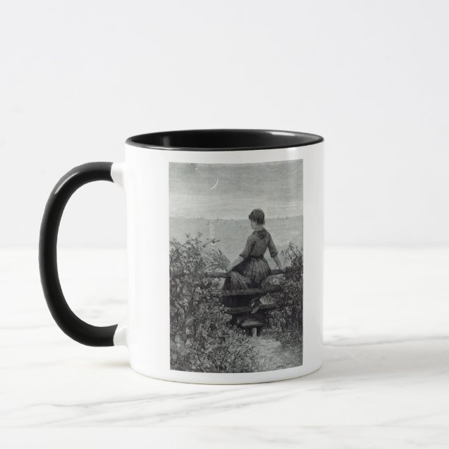 The Fisher's Lass, from 'Leisure Hour', 1888 Mug (Left)