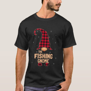 The Fishing Christmas Gnome Pajama T-Shirt
