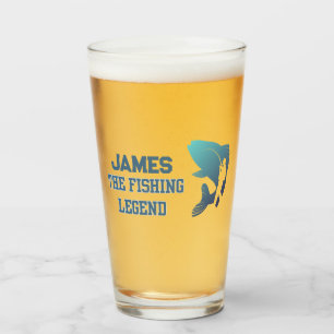 The Fishing Legend Custom Glass