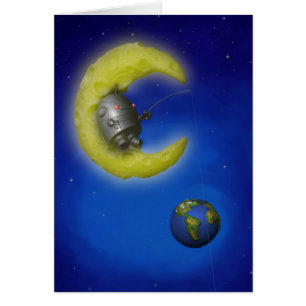 The Fishing Moon Card