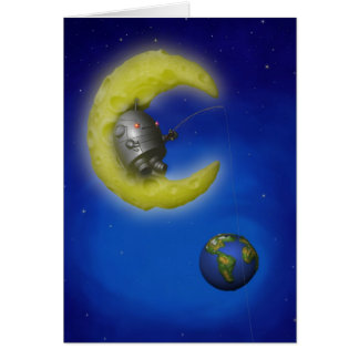The Fishing Moon Card
