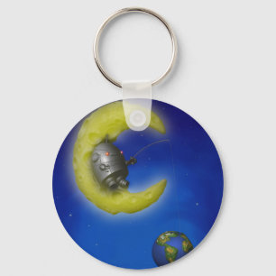 The Fishing Moon Keychain
