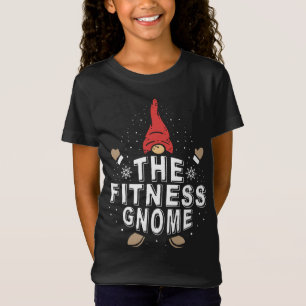 The Fitness Gnome Funny Matching Family Christmas T-Shirt