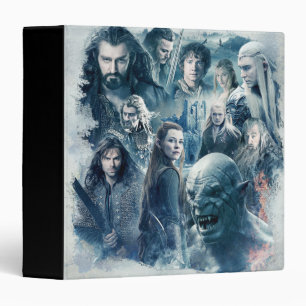 The Five Armies Character Graphic 3 Ring Binder