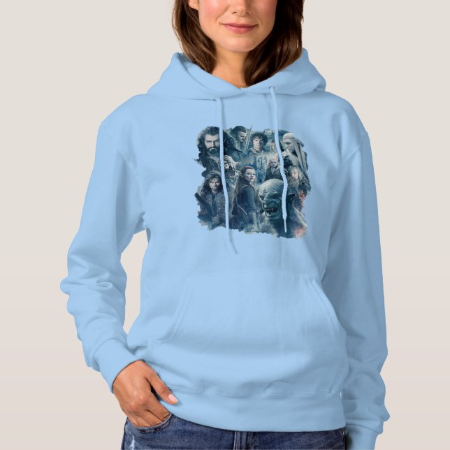 The Five Armies Character Graphic Hoodie (Front)