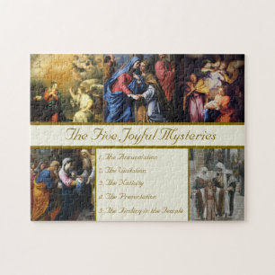 The Five Joyful Mysteries Jigsaw Puzzle