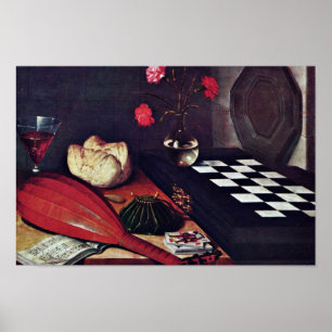 The Five Senses By Baugin Lubin (Best Quality) Poster