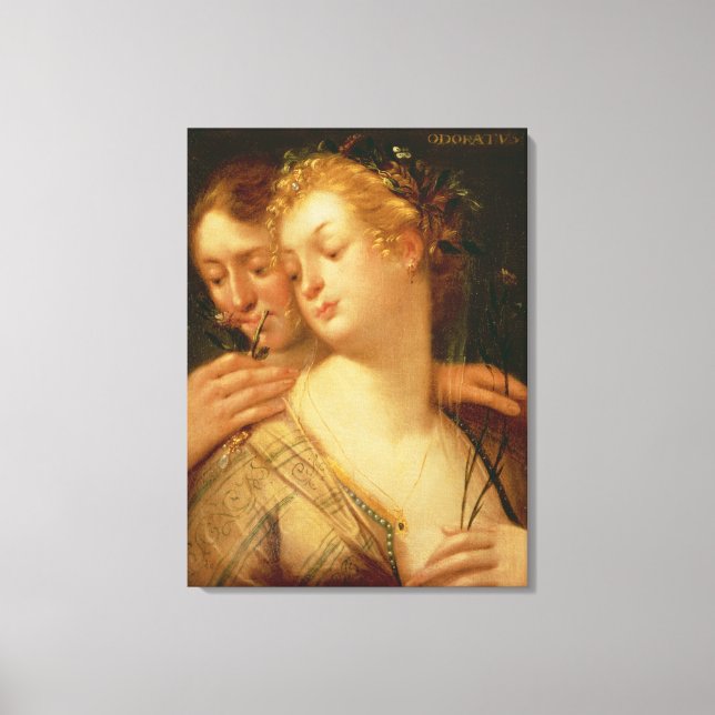 The Five Senses: Smell Canvas Print (Front)