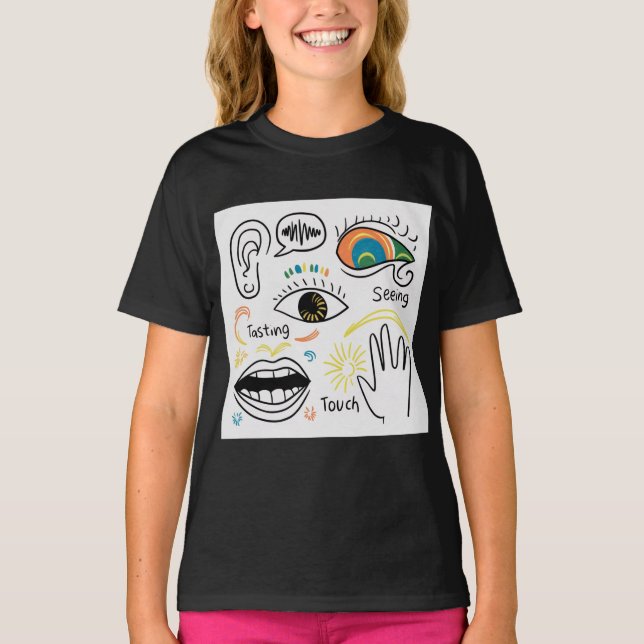 The Five Senses T-Shirt (Front)