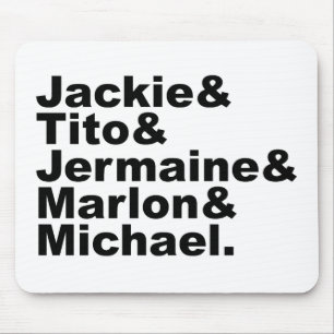 The Five Singing Brothers From Gary, Indiana Mouse Pad