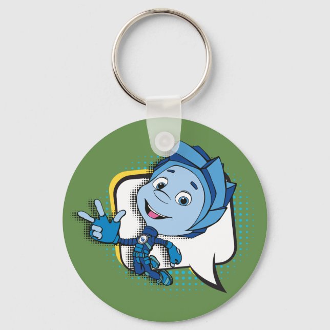 The Fixies | Fixie Comics - Joyful Nolik Key Ring (Front)