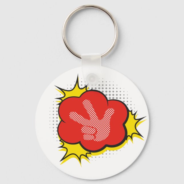 The Fixies | Fixie Comics - Tideesh! Key Ring (Front)