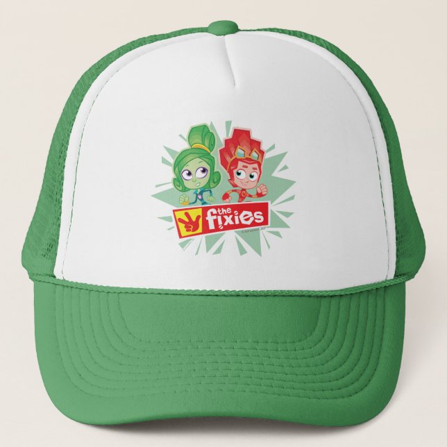 The Fixies | Verda and Fire Trucker Hat (Front)