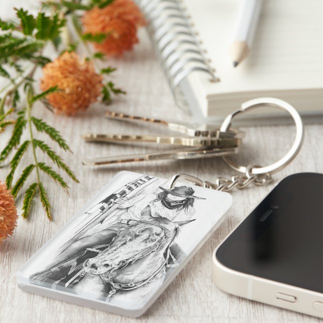 The Flag Carrier Key Ring (Front Right)