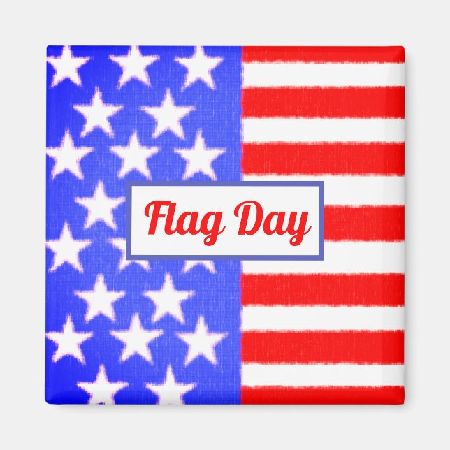 The flag day, Personalise Magnet (Front)