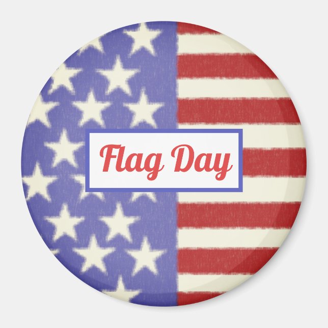 The flag day, Personalise Magnet (Front)
