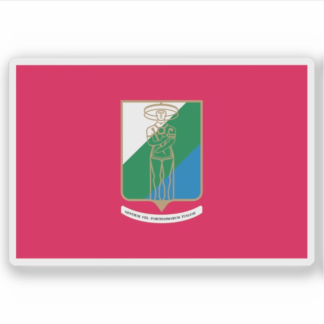 The flag of Abruzzo, Italy (Front)