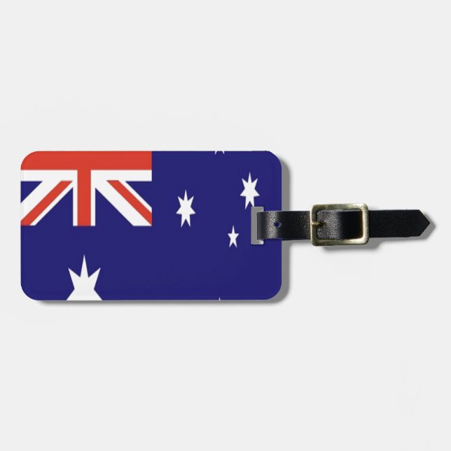 The Flag of Australia Luggage Tag (Front Horizontal)