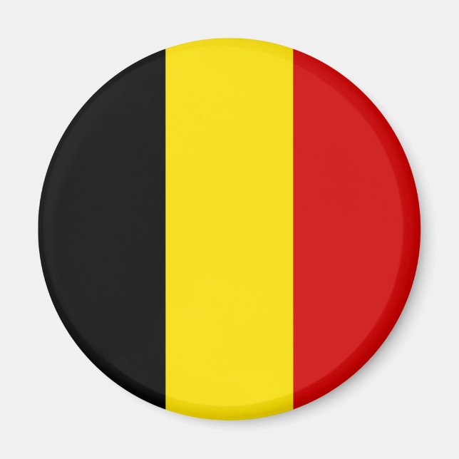 The Flag of Belgium Magnet (Front)
