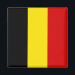 The Flag of Belgium Magnet<br><div class="desc">The Flag of Belgium is made of black,  yellow and red lines. It's a great gift for those who love Belgium or have a Belgian heritage. This design is also available on many other products for you to choose from.</div>