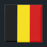 The Flag of Belgium Magnet<br><div class="desc">The Flag of Belgium is made of black,  yellow and red lines. It's a great gift for those who love Belgium or have a Belgian heritage. This design is also available on many other products for you to choose from.</div>
