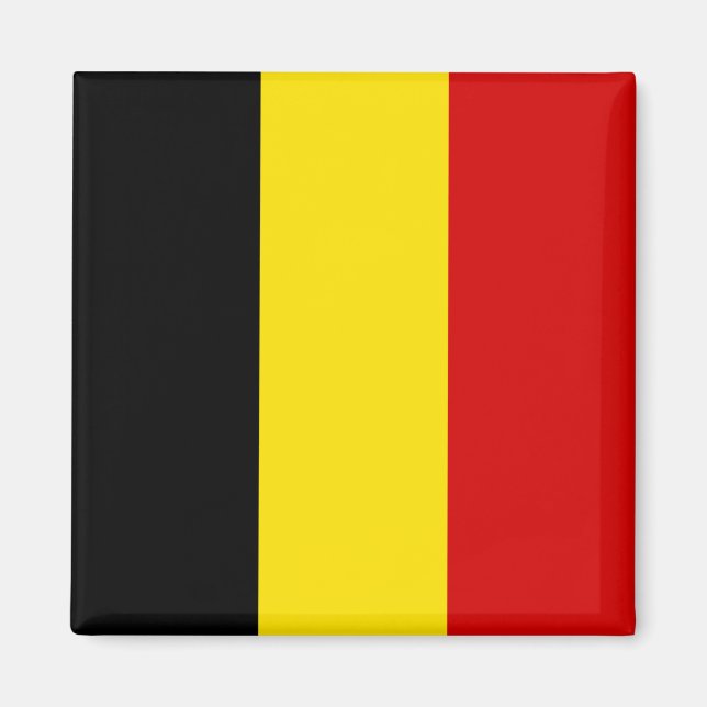 The Flag of Belgium Magnet (Front)