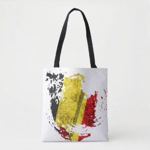 the flag of Belgium Tote Bag