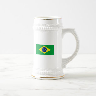 The Flag of Brazil Beer Stein