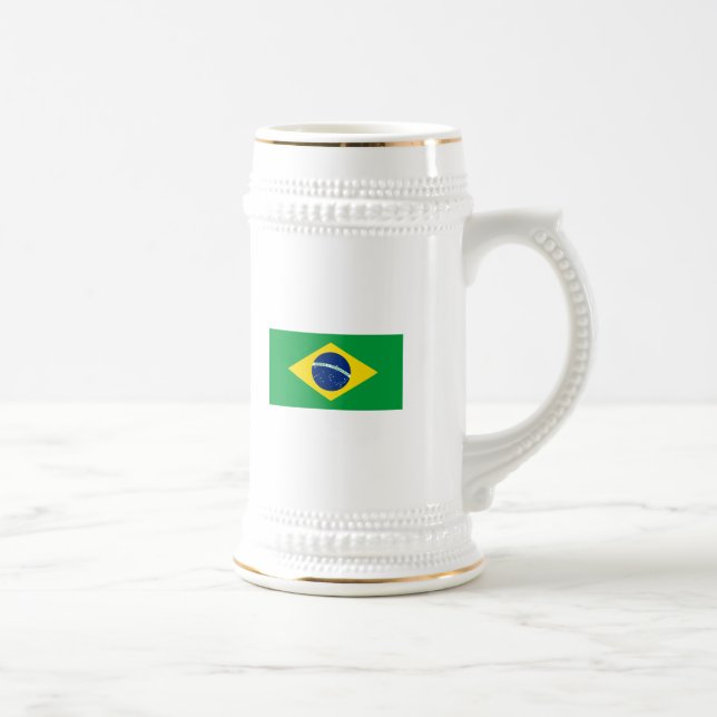 The Flag of Brazil Beer Stein (Right)