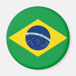 The Flag of Brazil Magnet