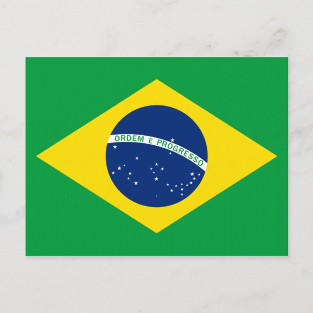 The Flag of Brazil Postcard (Front)