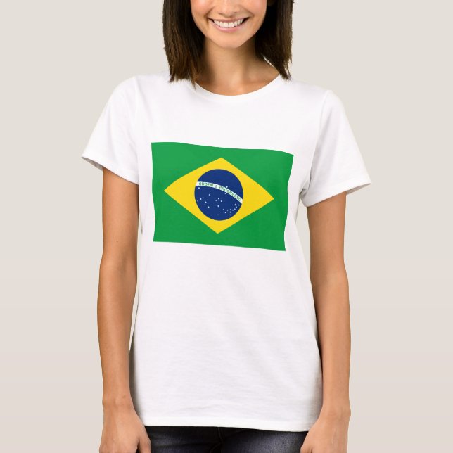 The Flag of Brazil T-Shirt (Front)
