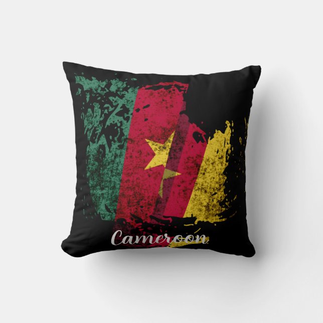 the flag of Cameroon Cushion (Front)