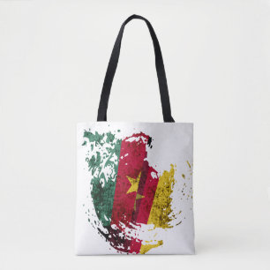 the flag of Cameroon Tote Bag