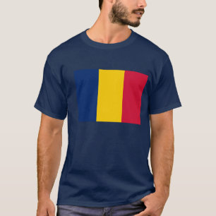 The Flag of Chad Mens T-Shirts. T-Shirt