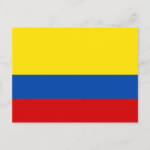 The Flag of Colombia Postcard