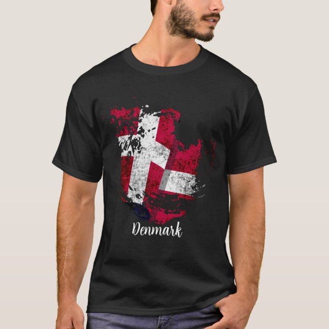 the flag of Denmark T-Shirt (Front)