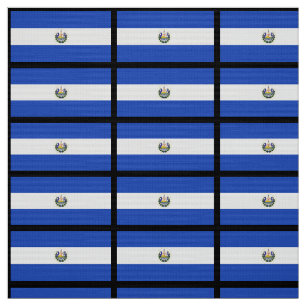 The Flag of El Salvador Fabric