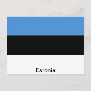 The Flag of Estonia Postcard